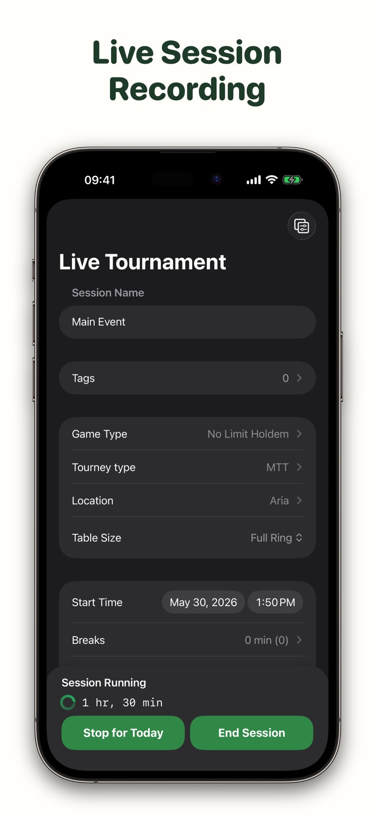 Poler – Poker Bankroll Tracker iphone screenshot 3