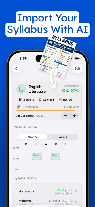 GradePilot: Assignment Tracker Screenshot 2 of 8