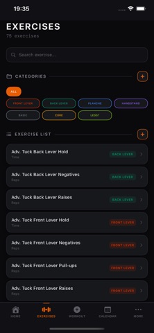 GripLog: Calisthenics Training Screenshot 8 of 10