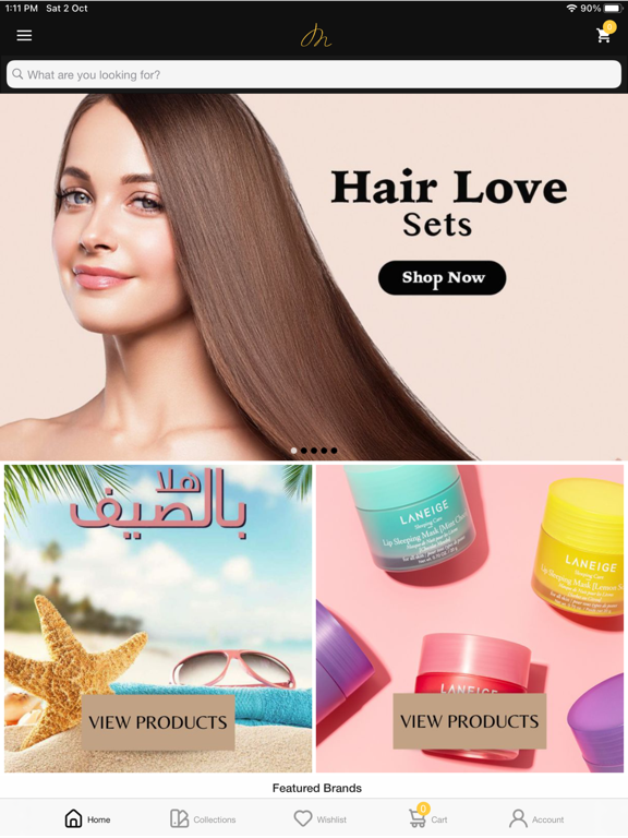 Mhalaty Co iPad screenshot 1 - Shopping app