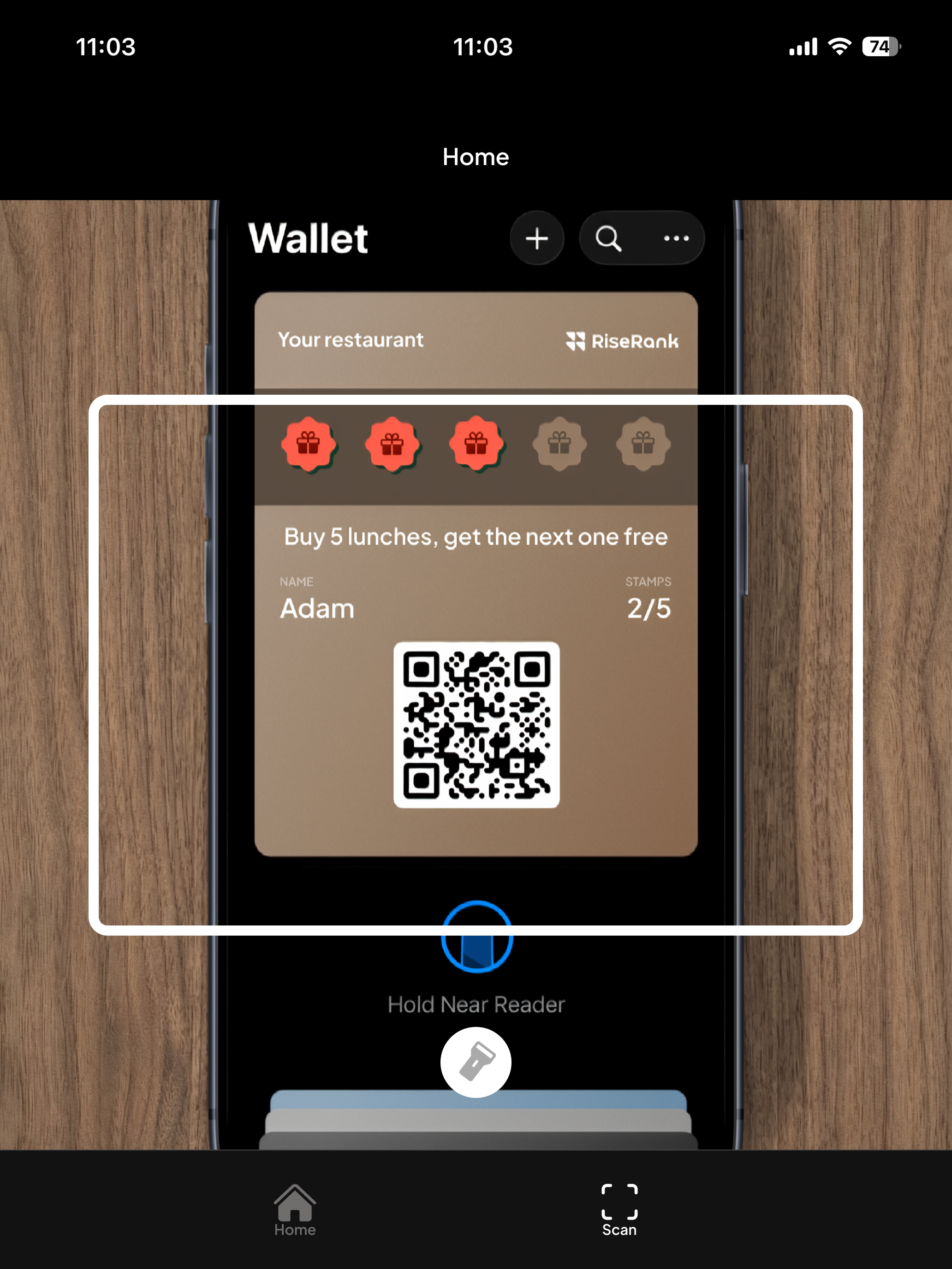 Restauranger Scanner