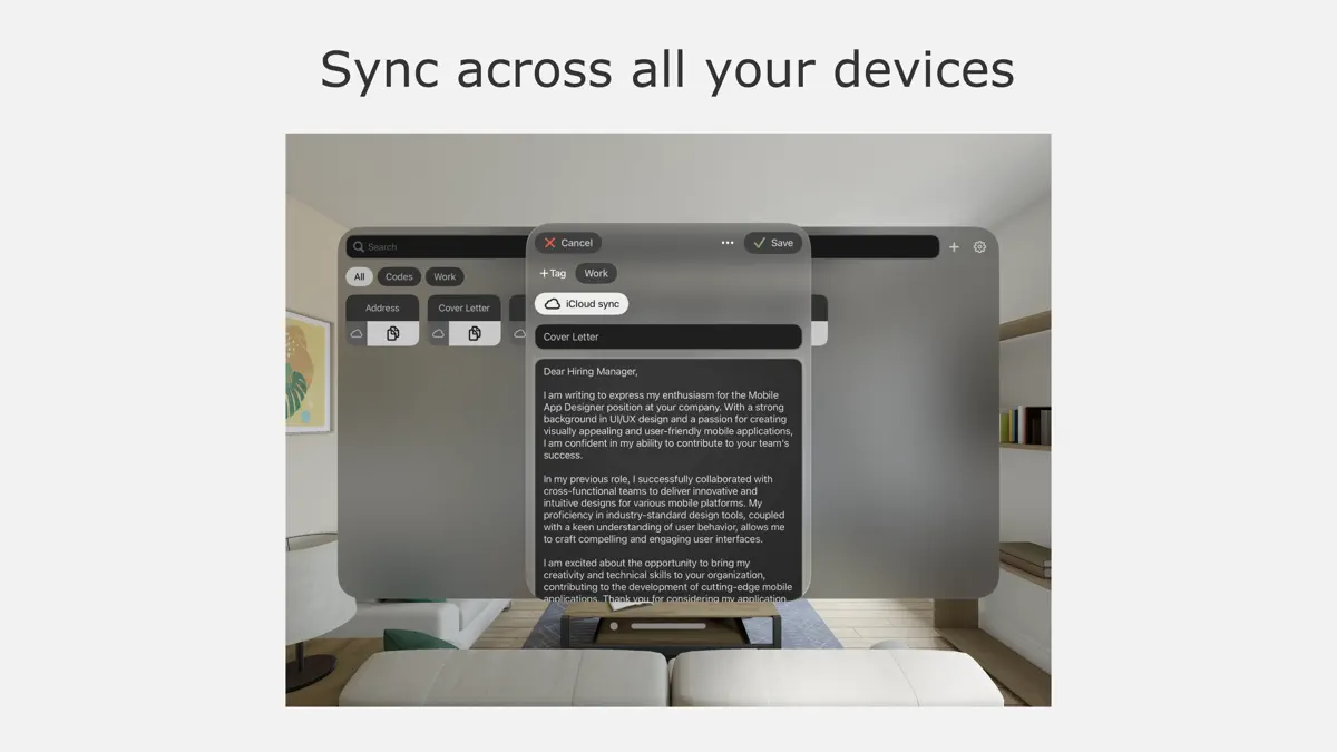 Clipboard Wallet screenshot 3