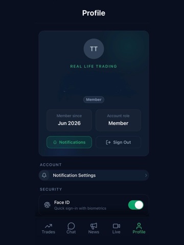 Real Life Trading screenshot