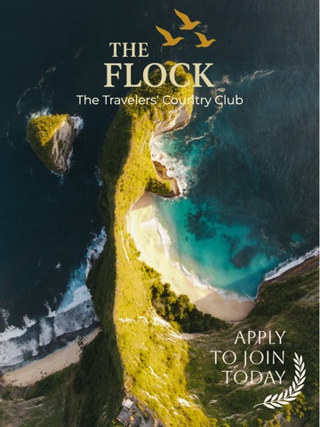 The Flock Travel Community iPad screenshot