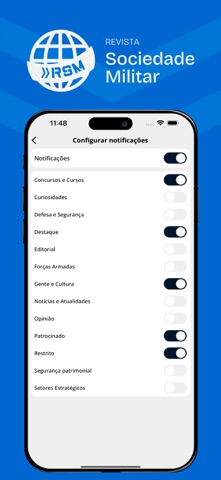 Sociedade Militar iPhone screenshot