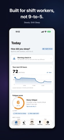 Steady: Shift Sleep Screenshot 1 of 10