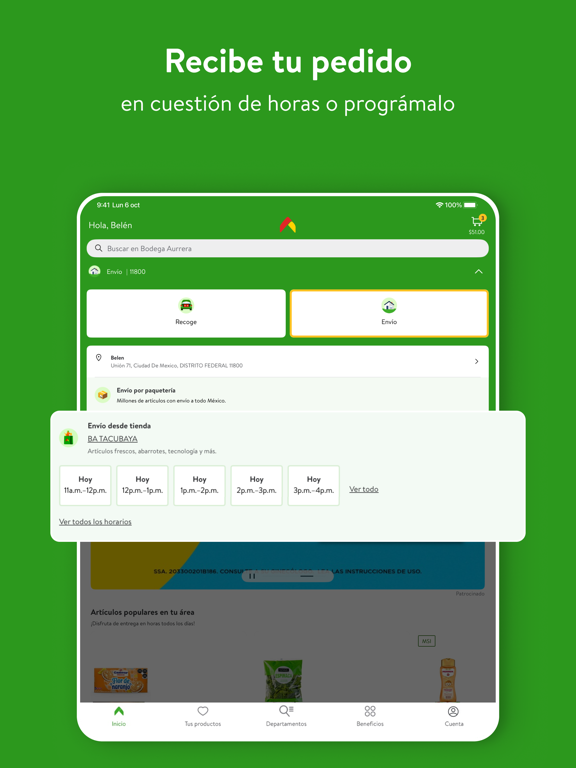 App screenshot