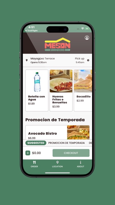App screenshot
