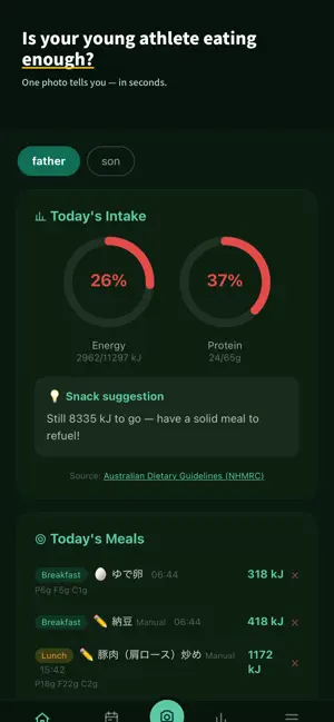 FUELSHOT: Youth Athlete Fuel screenshot 1