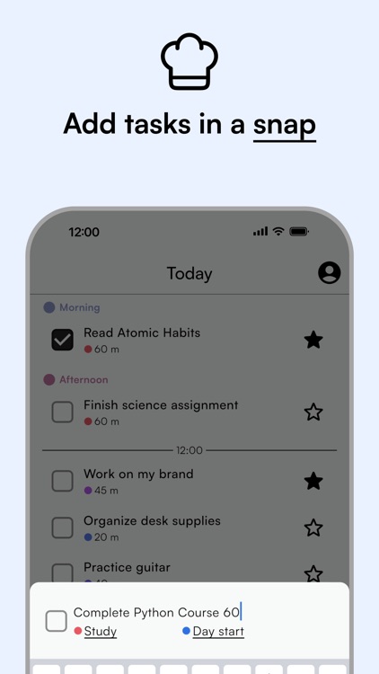 Task Kitchen: Timebox & To-Do