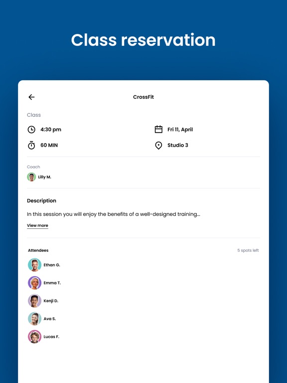 Equis Fitness iPad screenshot 5 - Health & Fitness app