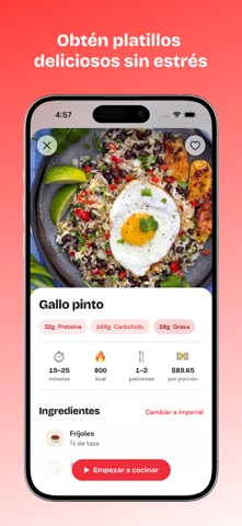 Recipy: Planificador y Recetas iPhone screenshot 2