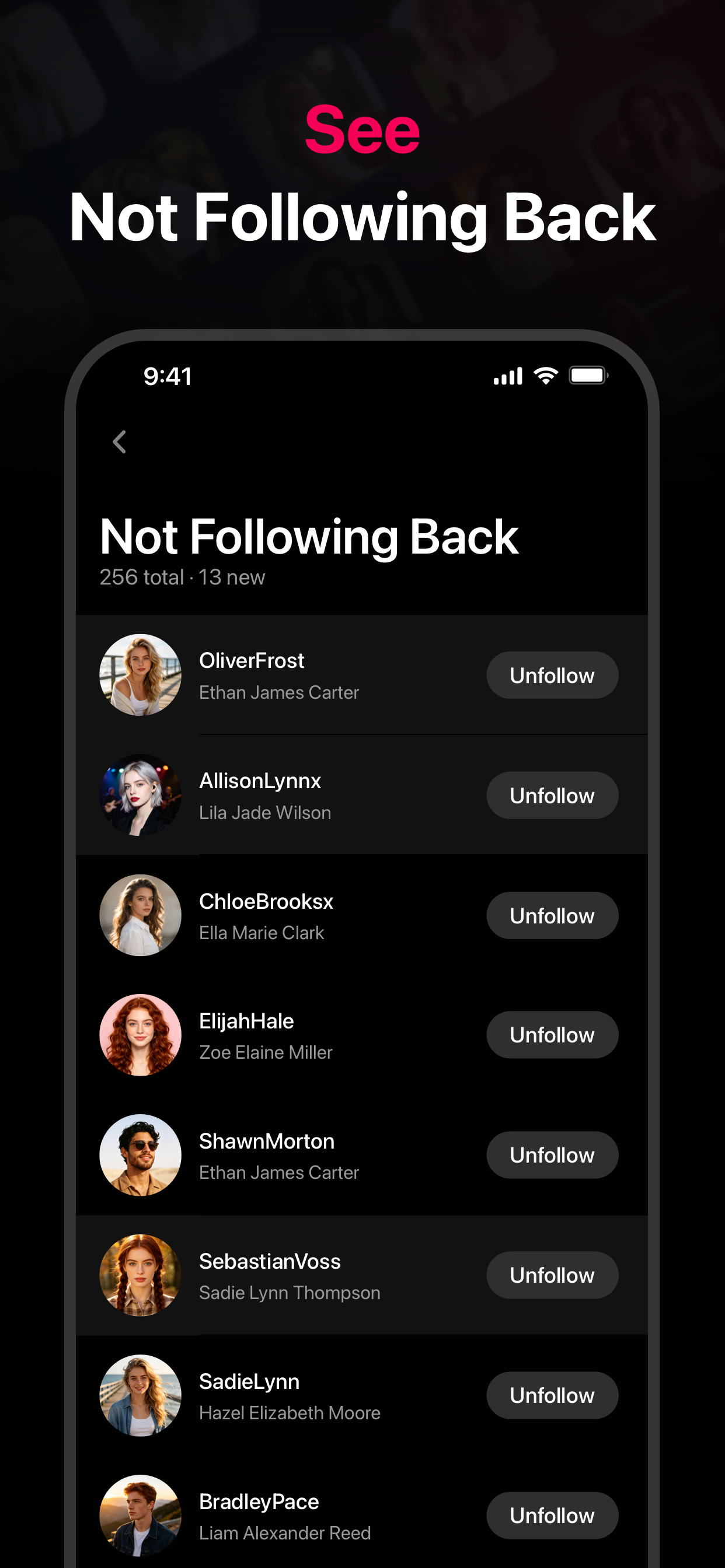 Followers+ Unfollowers Tracker screenshot 2