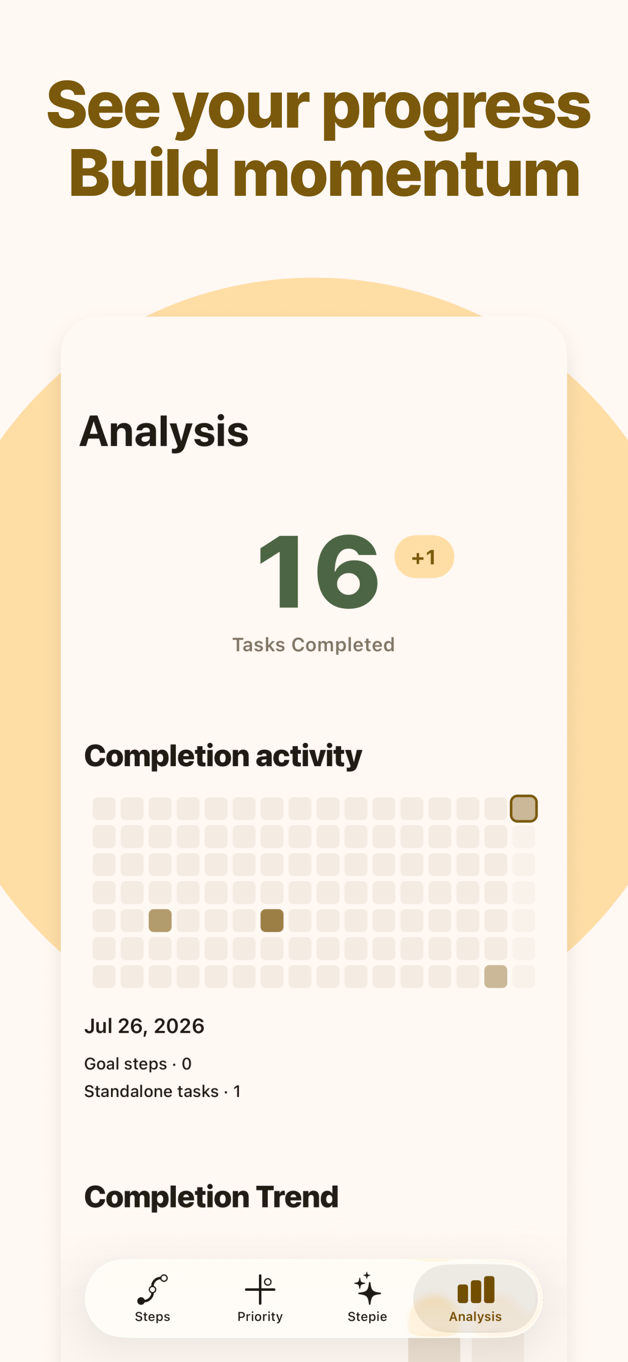 Stepie: AI Goal Planner screenshot 6