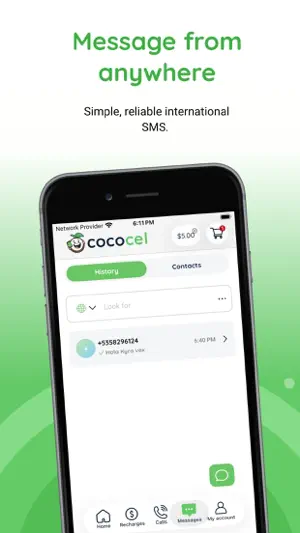 Cococel: Top‑Ups, Calls & SMS screenshot 3