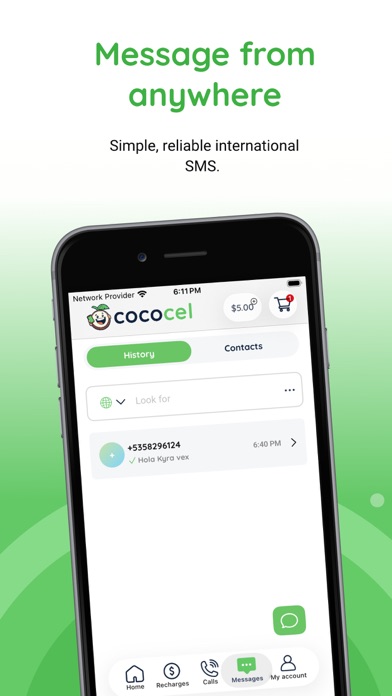 Screenshot 3 of Cococel: Top‑Ups, Calls & SMS App