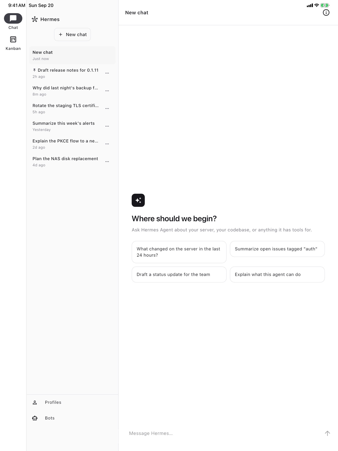 Screenshot 6 of Companion for Hermes Agent