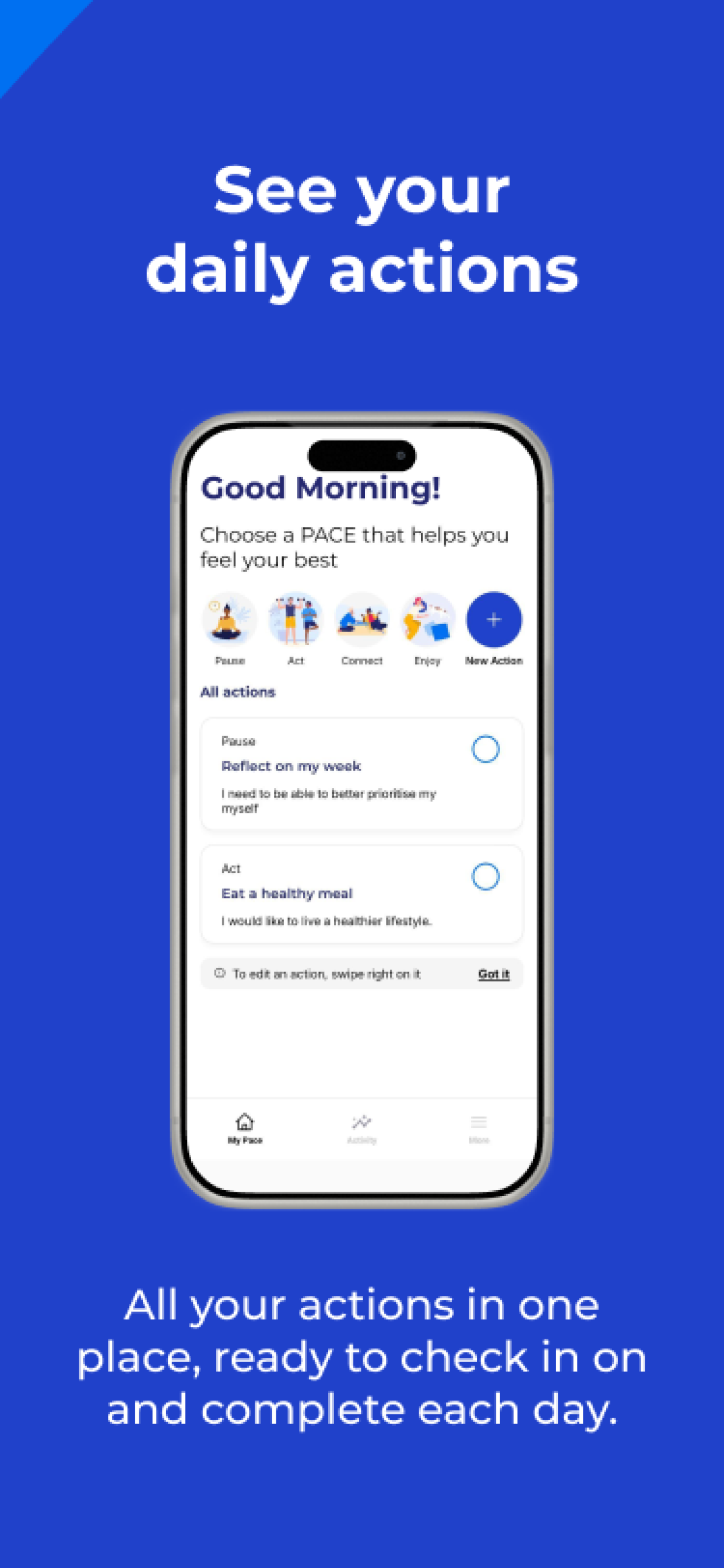 PACE: Daily wellbeing screenshot 6