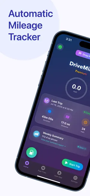 DriveMind: Dash Cam & Mileage screenshot 4