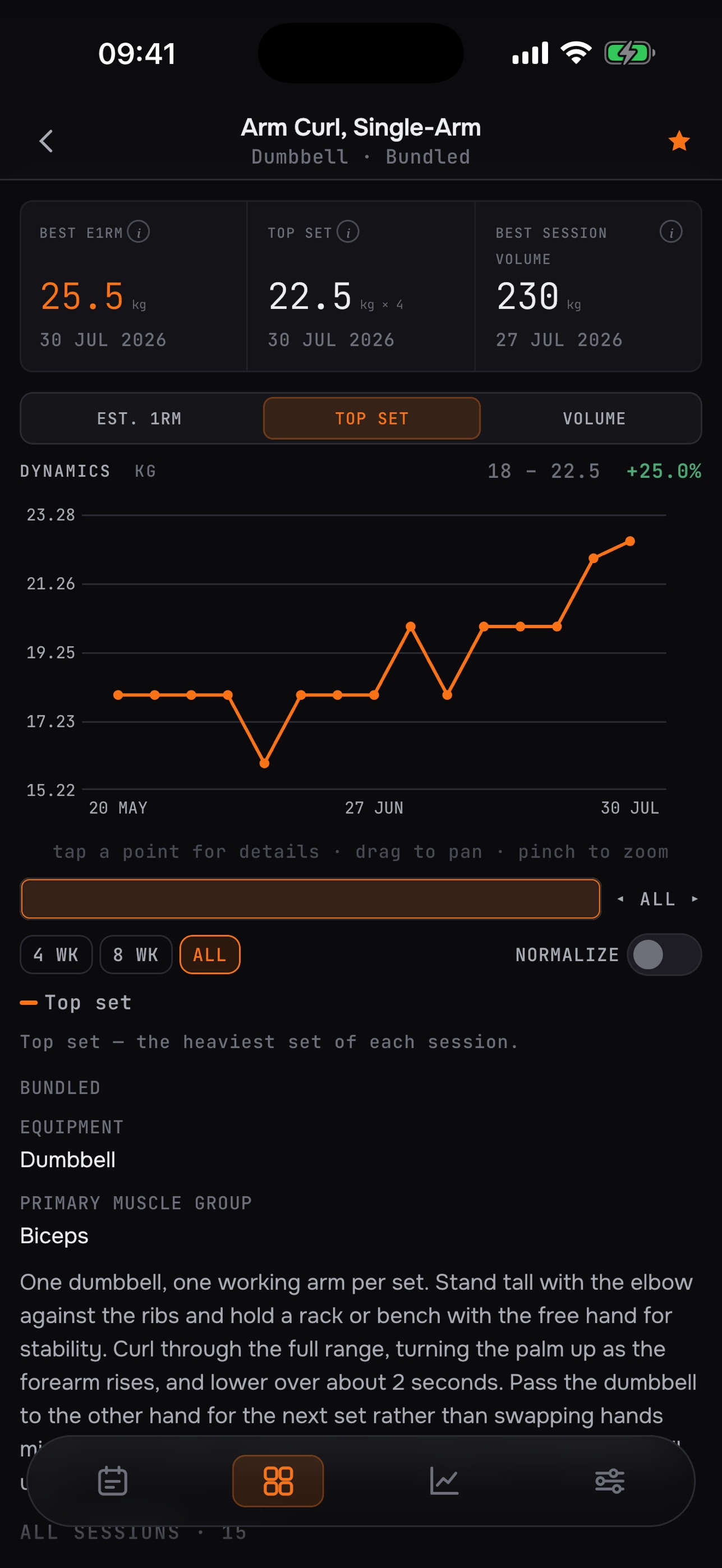 Screenshot 4 of PL8 — Gym Tracker