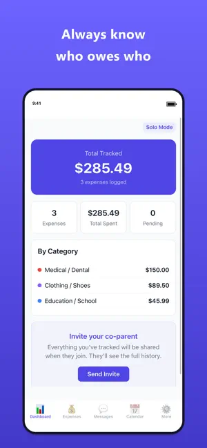 CoParent: Shared Expenses screenshot 2
