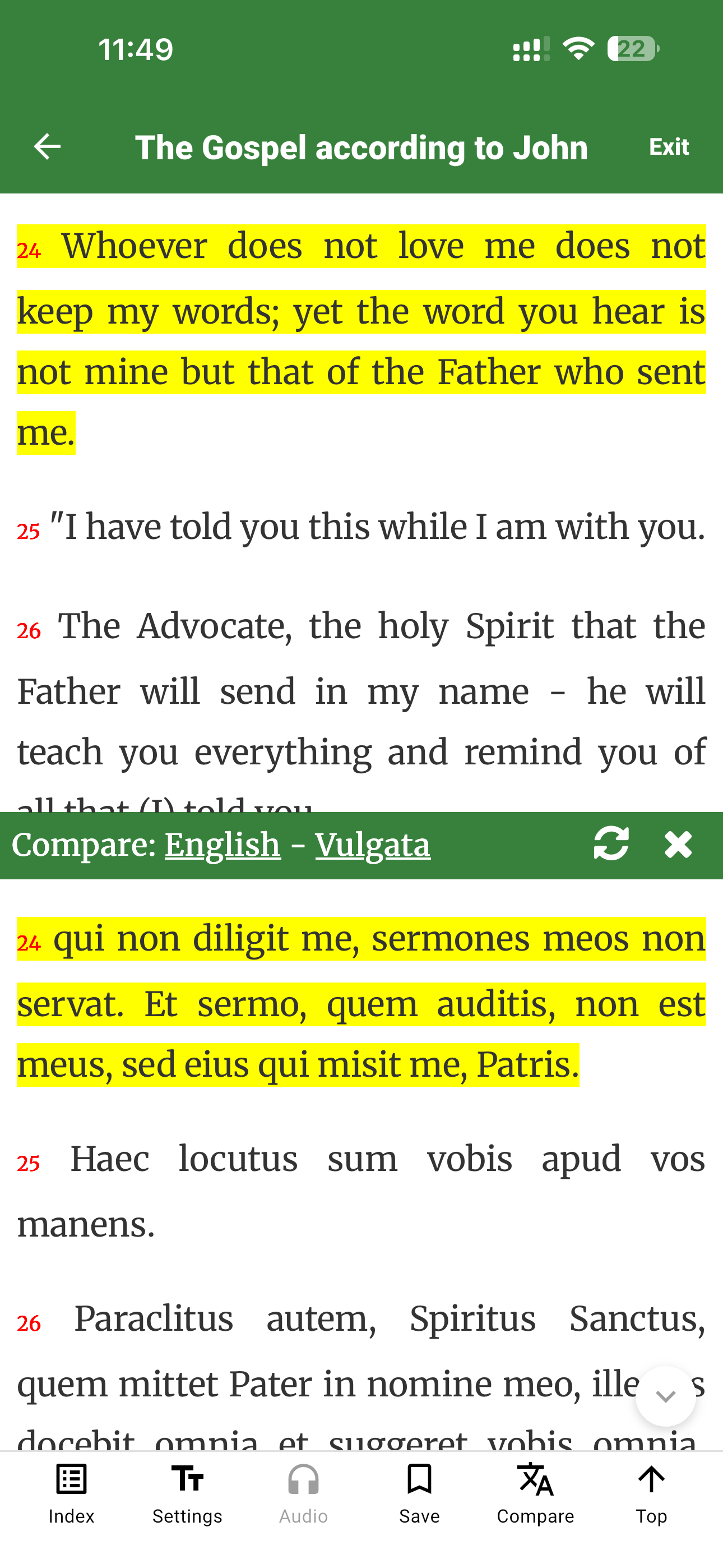 Catholic Bible 4.0 screenshot 6