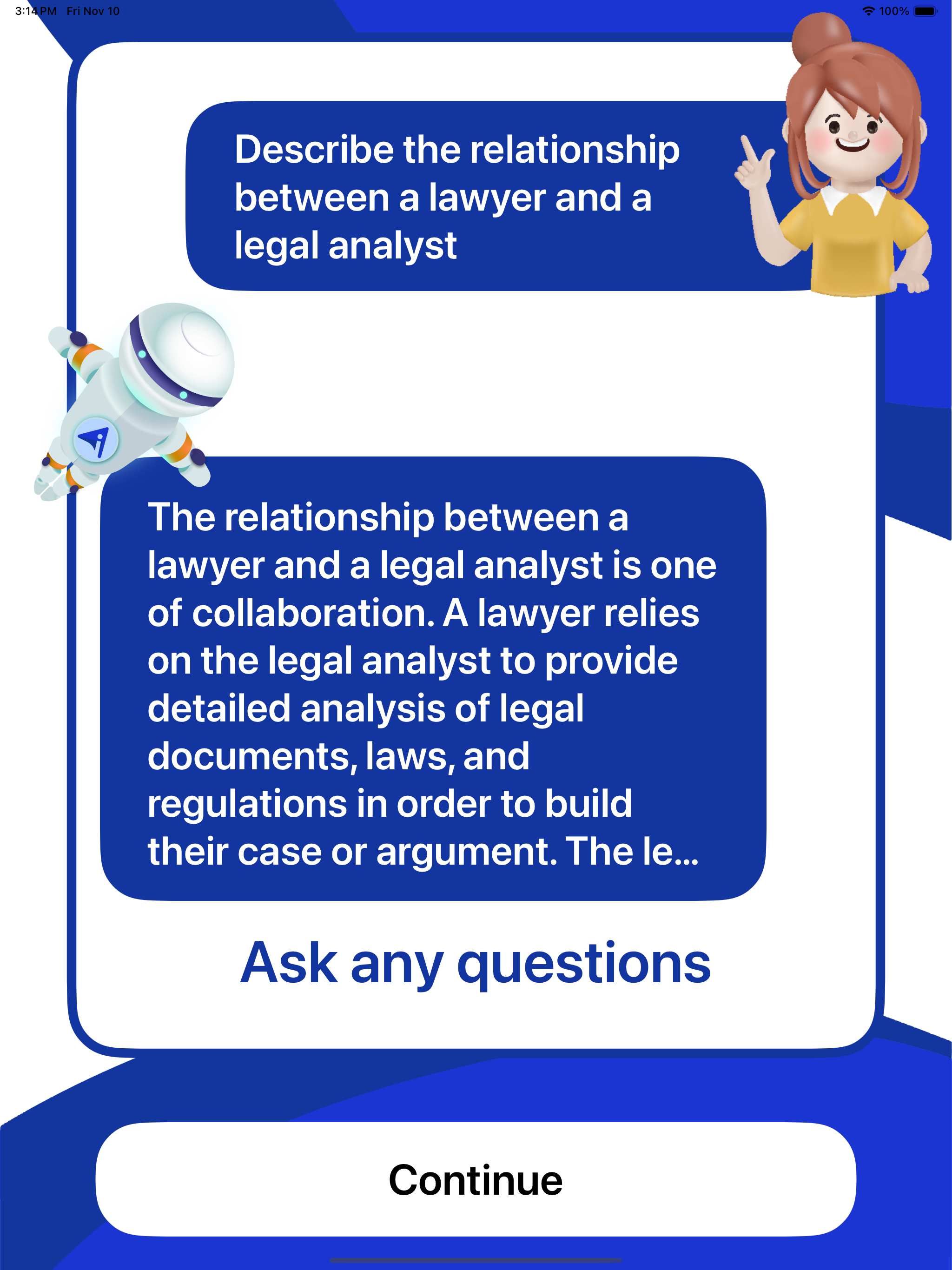 AI Buddy Chat, Counsel, Create
