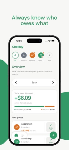 Chekkly: Split Bills & Costs Screenshot 2 of 10