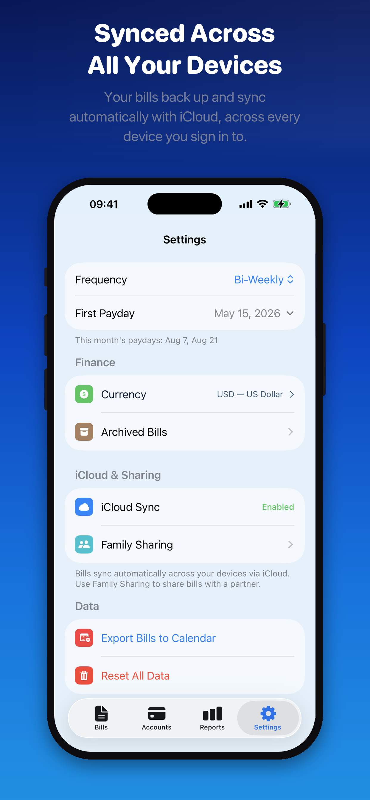 BillWell: Bill Reminder screenshot 6
