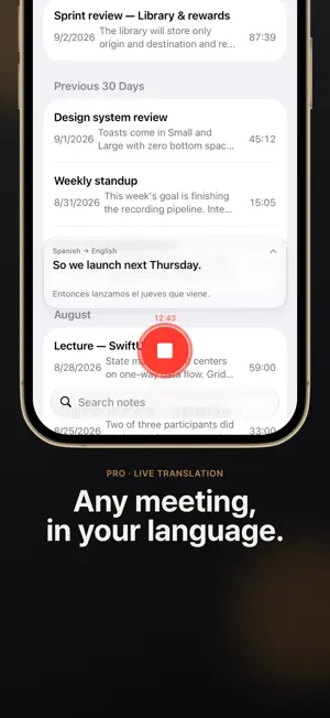CrispRecord: Voice Notes screenshot 2