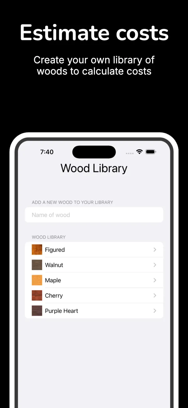 Screenshot #3 pour Cutting Board Calculator