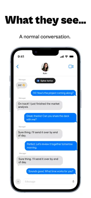 SIPHER: Invisible Messages iPhone screenshot 3