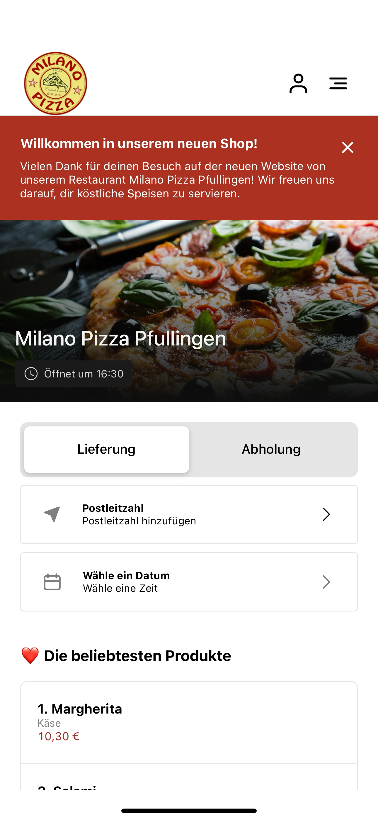 Milano Pizza Pfullingen