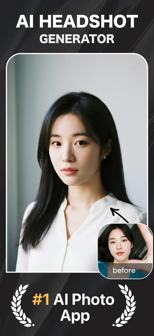 #1. Photo AI - Headshot Generator (iOS) Przez: Veysel AKBALIK