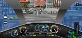 Futuristic Bus Driving Tour 3D iPhone screenshot