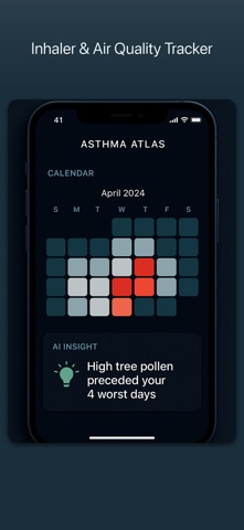 Asthma Atlas iPhone screenshot