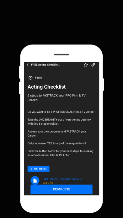 The Actors Coach Screenshot