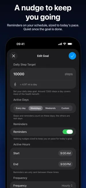 Walking Buddy: Pedometer screenshot 2