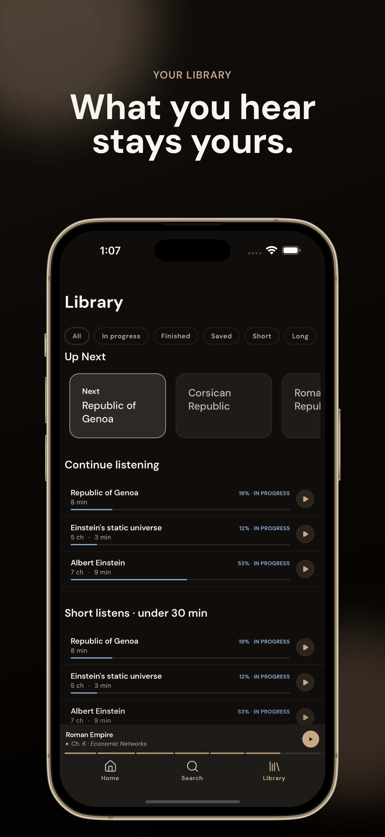 HearLore: Audio stories & lore screenshot 6