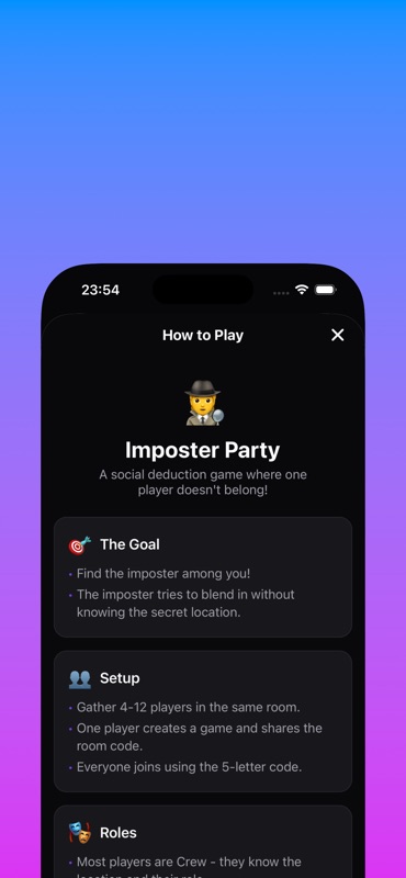 Imposter Party Online screenshot 3