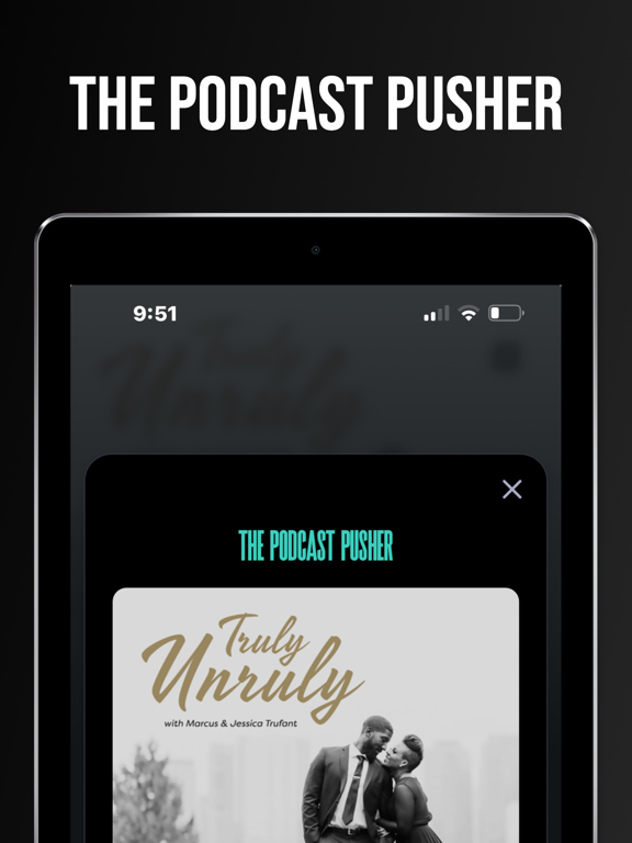 The Black Podcast App iPad screenshot 4 - Entertainment app