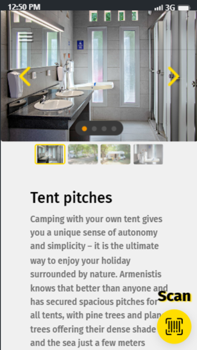 Armenistis Camping & Bungalows Screenshot