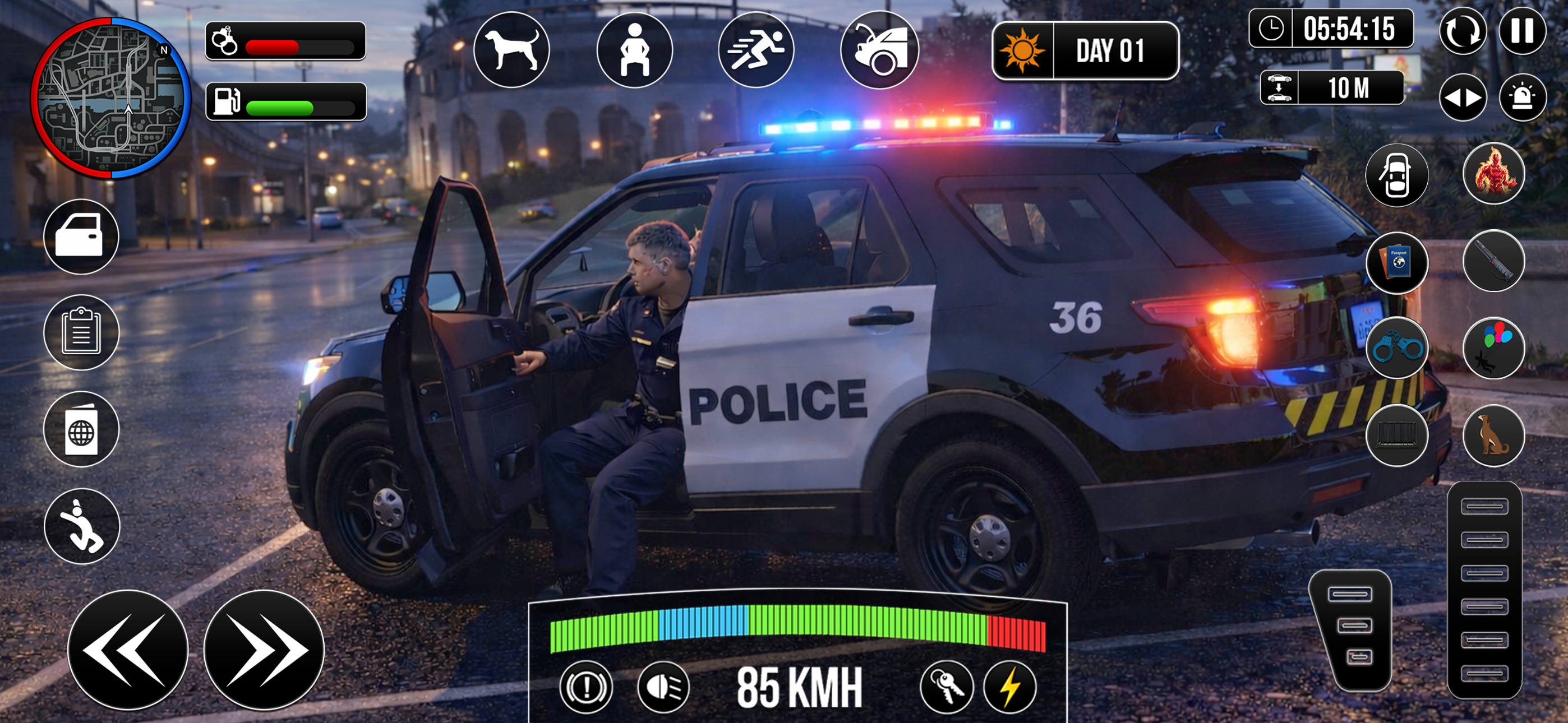 Police Officer Patrol Duty Sim