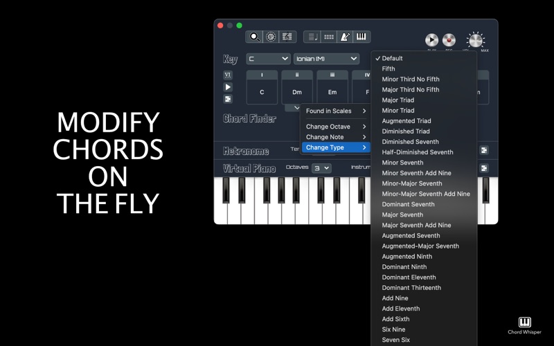 Chord Whisper Piano screenshot