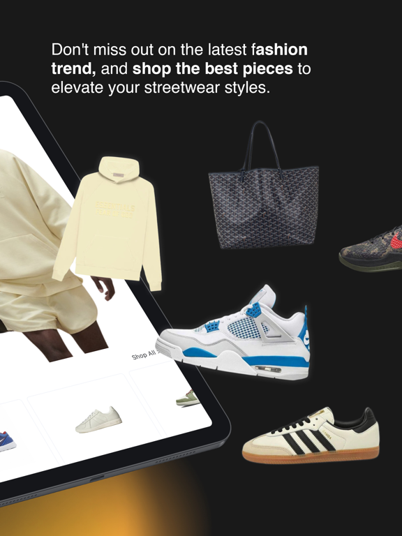 GetNice-Sneakers Sport Fashion iPad screenshot 2 - Sports app