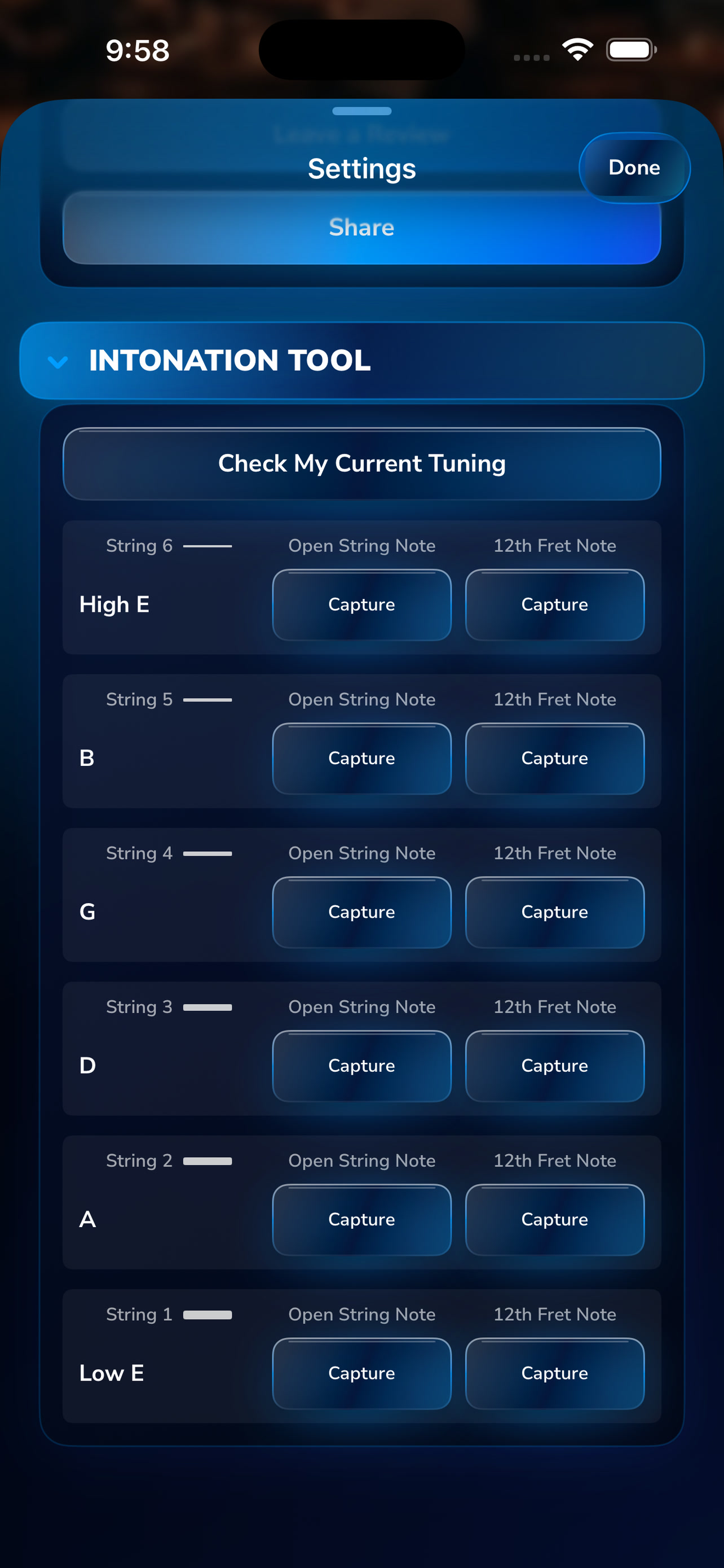 Sisco's Guitar Tuner screenshot 6