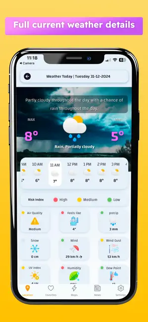 Weather Arab climate iPhone screenshot 1
