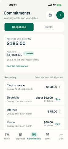 Covered: Never overdraft again screenshot 3