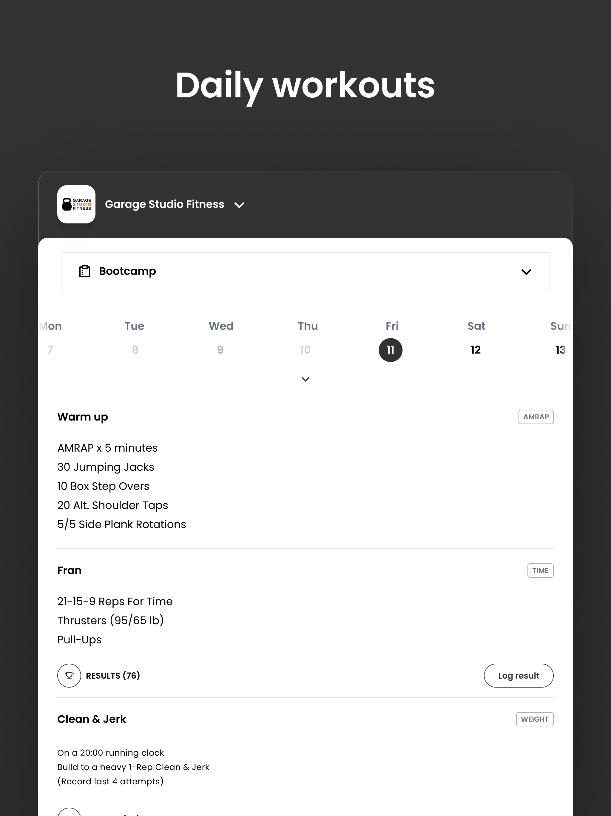 Garage Studio Fitness screenshot 10