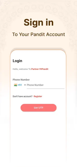 99Pandit Partner screenshot 1